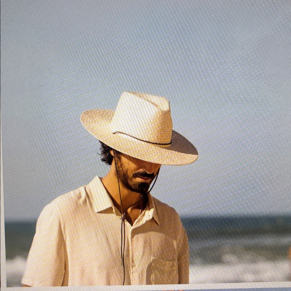New Mens /Womens Will+Bear Palm Straw Desert Hat Large. Unisex